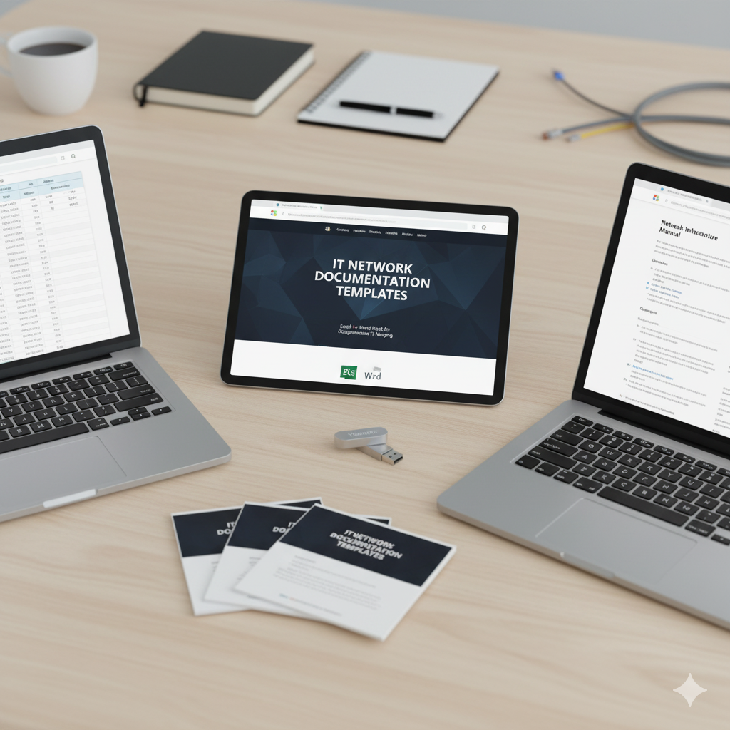 IT Network Documentation Templates (Excel + Word Pack)