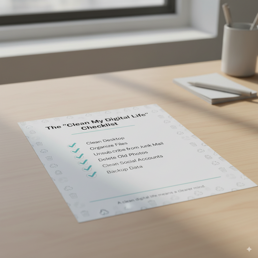 The "Clean My Digital Life" Checklist
